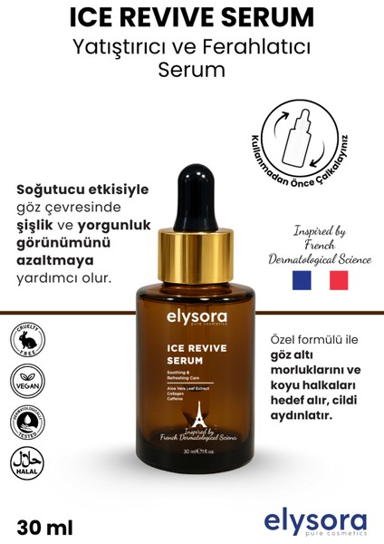 Göz Altı Morluk, Koyu Halka, Soğutucu ve Canlandırıcı Göz Serumu 30 ml