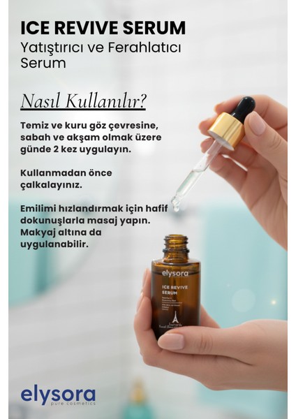 Göz Altı Morluk, Koyu Halka, Soğutucu ve Canlandırıcı Göz Serumu 30 ml indirimleri