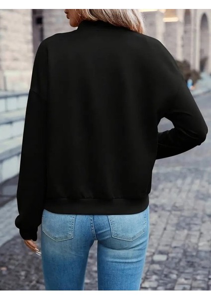 Kadın Uzun Kollu Önden Fermuarlı Cepli Modal Ceket fırsatları