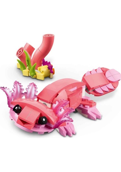 LEGO Creator 3’ü 1 Arada Vahşi Hayvanlar: Pembe Flamingo modelleri