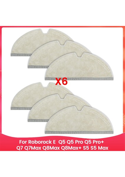 Roborock E Serisi Robot Süpürge Için Mikrofiber Paspas Bezi (Yurt Dışından)