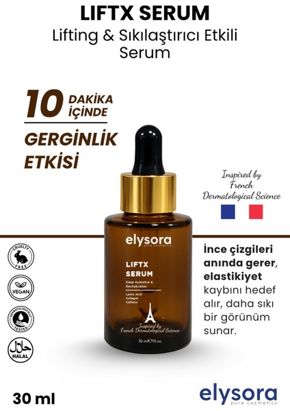 Collagen, Kafein Destekli, Anlık Botoks Etkili, Dolgunlaştırıcı Serum 30 ml