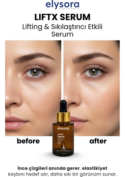 Collagen, Kafein Destekli, Anlık Botoks Etkili, Dolgunlaştırıcı Serum 30 ml