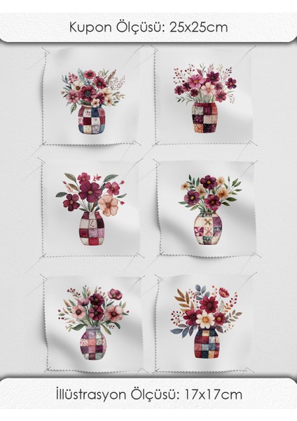 Patchwork Kumaş Seti – Dikiş ve Hobi Için %100 Pamuk Desenli Kumaş Kuponları fırsatları