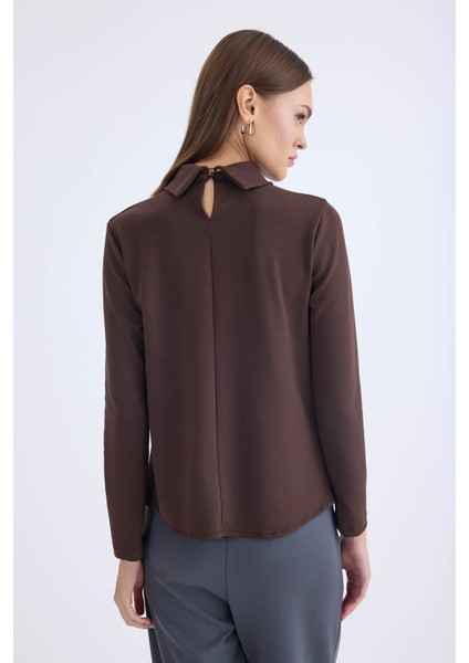 Önü Detaylı Uzun Kol Bluz indirimleri