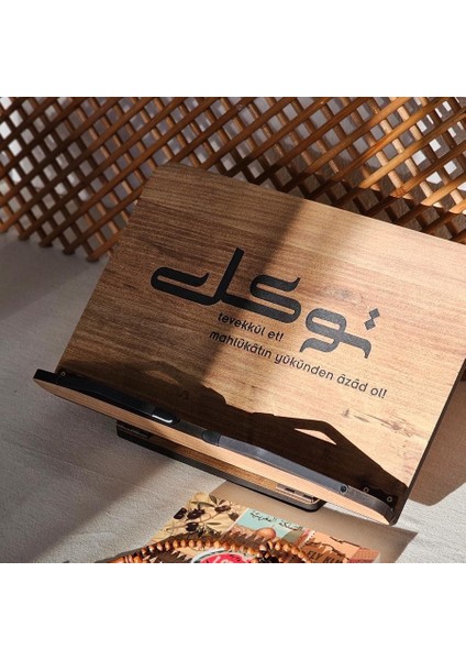 İsfahan TA Kitap Okuma Standı Masaüstü Ahşap Rahle modelleri