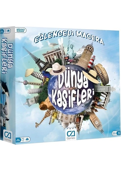 Dünya Kaşifleri Eğlenceli Macera Kutu Oyunu
