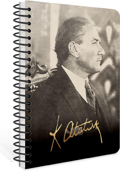 2026 17X24 336 Sayfa Spiralli Günlük Ajanda Atatürk (409-AKK) fiyatları