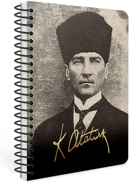 2026 17X24 336 Sayfa Spiralli Günlük Ajanda Atatürk (409-AKK) modelleri