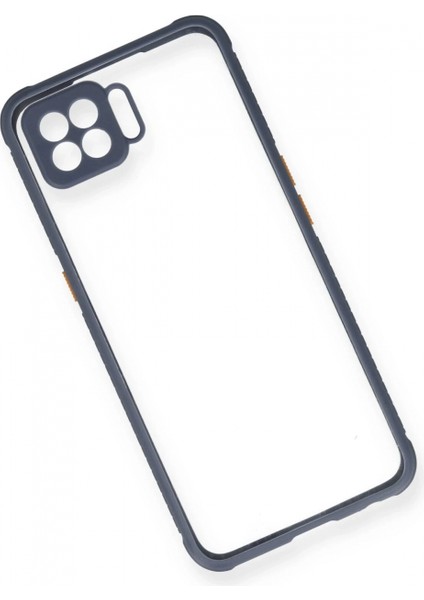 Oppo A73 Kılıf Miami Şeffaf Silikon - Gri (K95) modelleri