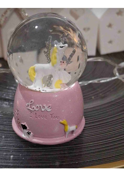 Kar Küresi Unicorn Işıklı Hediyelik fiyatları