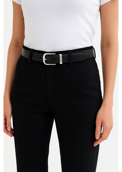 Kadın Siyah Suni Deri Kemer – Şık Günlük ve Ofis Kombinleri Için fiyatları