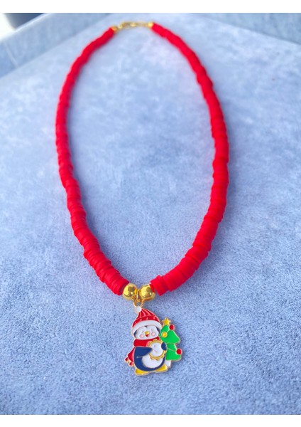 Yılbaşı Kolye Penguen