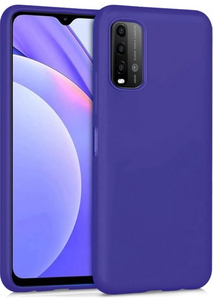 Xiaomi Redmi 9t Kılıf Nano Içi Kadife Silikon - Mor (K95)