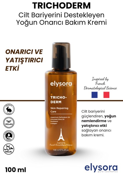 Sarı Kantaron Yağı Içeren, Cilt Bariyeri Onarıcı, Yatıştırıcı, Onarıcı Bakım Kremi 100 ml
