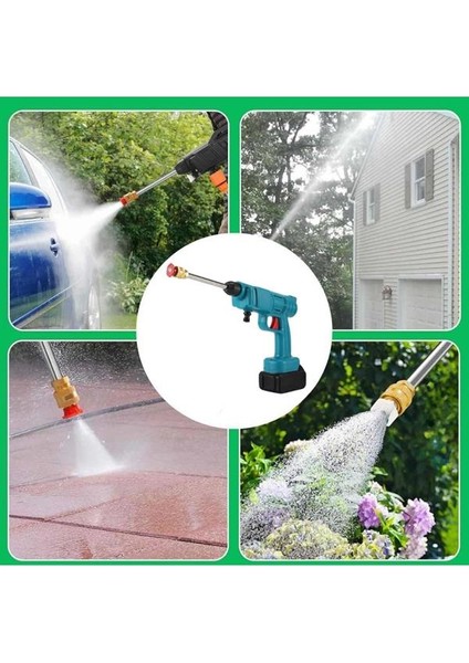 Şarjlı ve Yüksek Basınçlı Oto Yıkama Makinesi ve Sulama Tabancası Bahçe Yı - SBS9526-4672