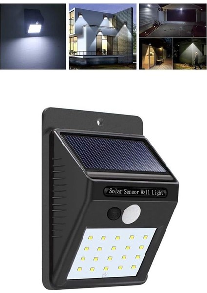 Solar Dekoratif Lambası Sensörlü LED Işık Bahçe Aydınlatma - SBS6477-8651 modelleri