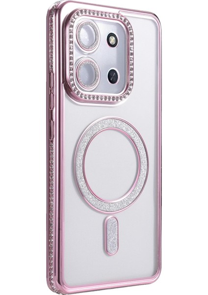 Xiaomi Redmi 15C 4g Joke Simli Magneticsafe Kılıf - PEMBE-(5796) - N382J225-M06382 modelleri