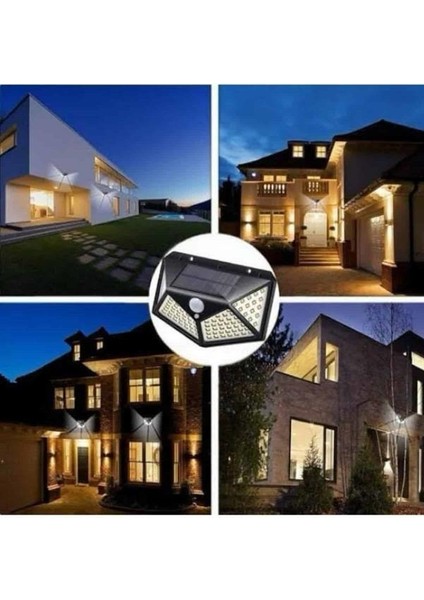 Güneş Enerjili Bahçe Lambası 100 LED Bahçe Lambası Bahçe Aydınlatma - SBS9693-7131 fırsatları