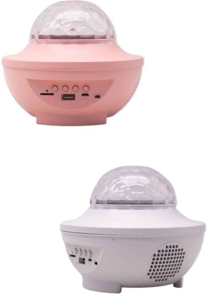 Dönen Işıklı Disko Topu Projektör Müzik Çalarlı Disco Speaker - SBS5047-3647 fırsatları