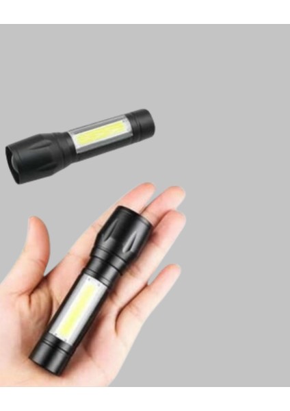 4 Mod Şarjlı Işıldak | Ultra Güçlü Cree LED | Su Geçirmez Alüminyum Gövde - SBS8952-1662 fırsatları