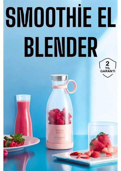 El Blender Bardak Blender Şarjlı Taşınabilir Meyve Sıkcağı Smoothie - SBS4039-6768 fiyatları