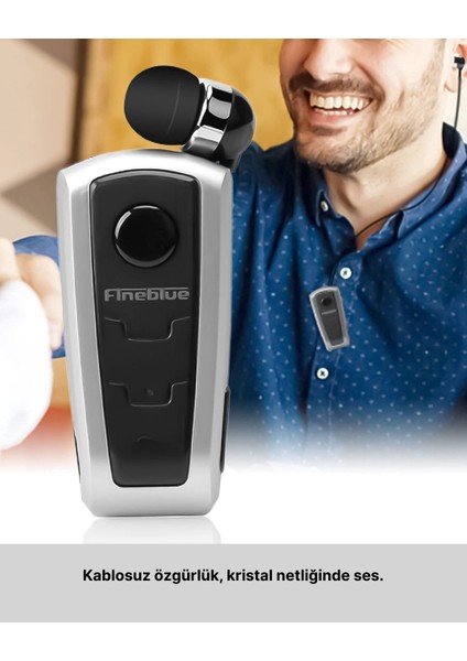Ergonomik Tasarımlı Fineblue F910 Titreşimli Bluetooth Kulaklık - SBS5164-1374 fiyatları