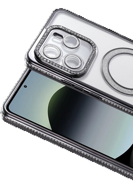 Xiaomi Redmi Note 14 4g Joke Simli Magneticsafe Kılıf - SIYAH-(5796) - N767J277-M90767 fiyatları