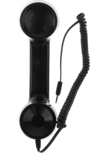 3.5mm Mic Retro Cep Telefonu Ahize Telefon Klasik Alıcı Siyah (Yurt Dışından) indirimleri