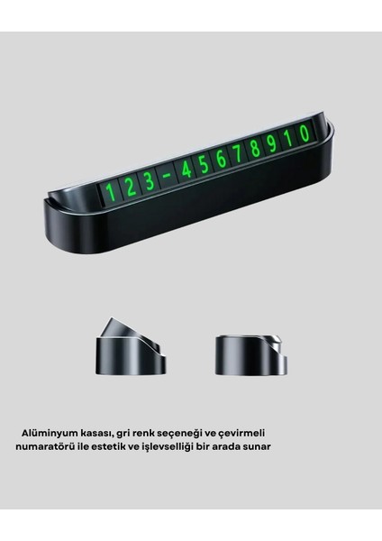 Alüminyum Kasa Gri Çevirmeli Araç Içi Telefon Numaratörü - SBS8416-1759 fiyatları