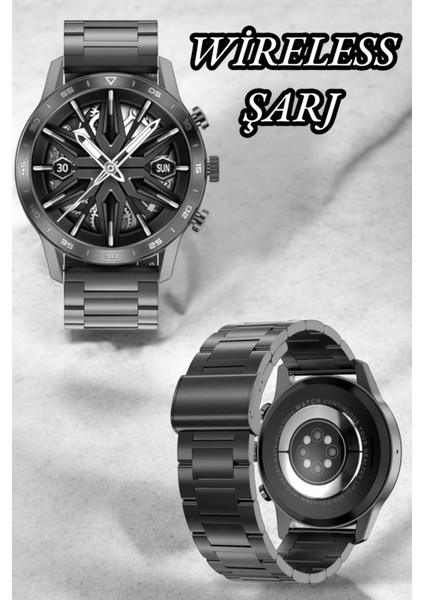 Suya Dayanıklı Dokunmatik Akıllı Saat Bluetooth 5.0 Sesli Asistan ve Sağlık Ta - SBS2268-1946 indirimleri