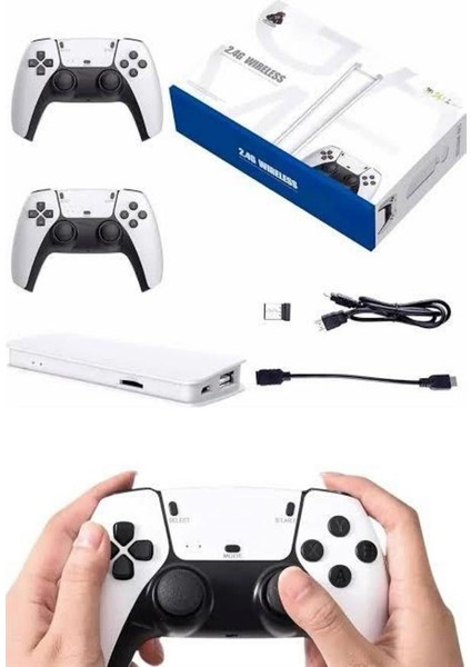 Yeni Nesil 4K Hd 2.4g Kablosuz Kol 3000 Oyunlu Game Station Retro Atari Game Box - SBS8718-9545 fırsatları