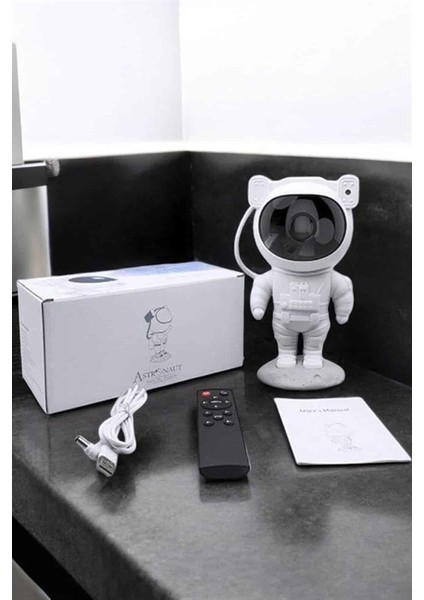 Astronot Görünümlü Projeksiyon Speaker Taşınabilir - SBS7708-7829 indirimleri