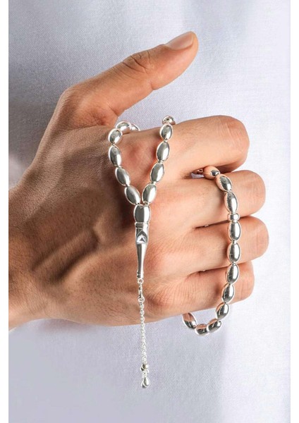 Arpa Kesim 20 cm Gümüş Tesbih fiyatları