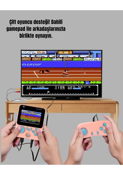 666 Klasik Oyunlu Mini Retro Konsol – Büyük Ekran Desteği - SBS5507-4383 fırsatları