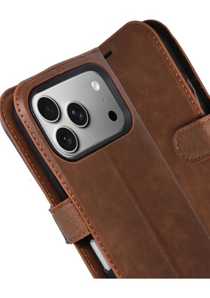 Apple iPhone 17 Pro Max Trend S Plus Kapaklı Kılıf - TABA-(5796) - N569J234-M76569 fiyatları