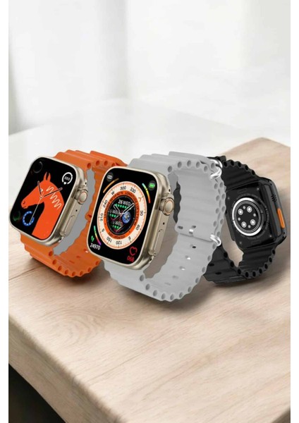 Kablosuz Şarjlı Çağrı ve Müzik Kontrolü Sağlayan Akıllı Saat - SBS8822-4134 indirimleri