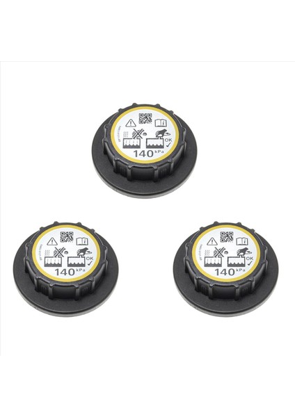 3x Motor Soğutucu Genişleme Tank Kapağı Soğutma Jaguar S-Tipi Xf Xf Xe Xj Xfr Xfr C2P17700 (Yurt Dışından)