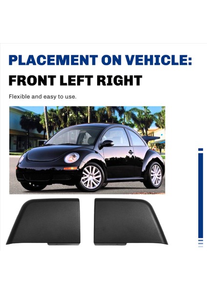 Vw Beetle 2006-2010 Için 1paır Araç Kayıt Kapalanış Kullanıcı Kapak 1C0-858-100-C-2AQ 1C0-858-099-C-2AO (Yurt Dışından) fırsatları