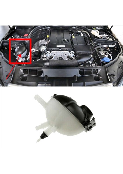 2x Soğutucu Genişleme Tankı 2045000549 2045000749 2045000049 Mercedes-Benz Glk-Sınıfı S212 X204 W204 W212 C207 A207 (Yurt Dışından) fırsatları