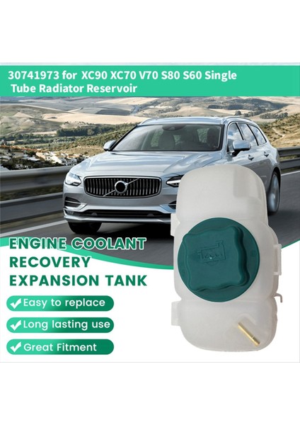 Volvo XC90 XC70 V70 S60 Tek Tüp Radyatör Rezervuarı (Yurt Dışından) fiyatları