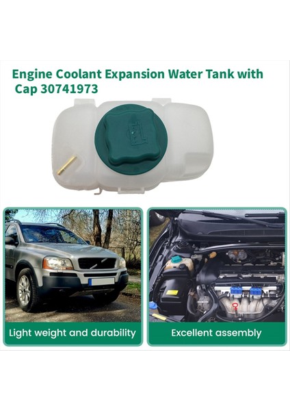 Volvo XC90 XC70 V70 S60 Tek Tüp Radyatör Rezervuarı (Yurt Dışından) modelleri