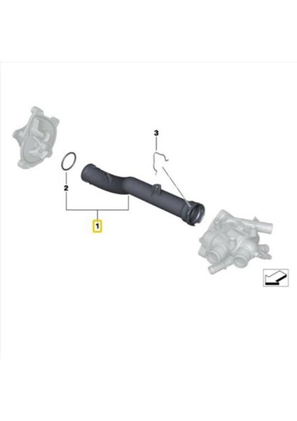 10X 980061880 1351VF Citroen C4 Peugeot 207 308 Için Metal Klipsli Motor Soğutucu Su Hortumu (Yurt Dışından) fiyatları