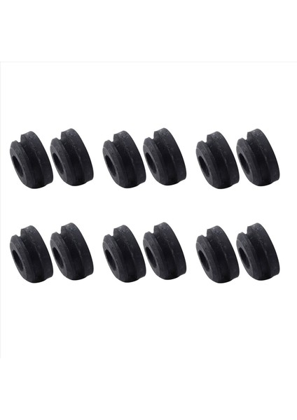 12PCS Radyatör Montaj Üst Izolatör Montajlar Bucaset Kauçuk Siyah Honda Accord Için Civic 74173-SJ4-000 (Yurt Dışından)