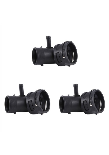 3x Yeni Araba Soğutma Su Hortumu Konektörü Üst Boru Radyatör Adaptörü Audi Q7 Vw Touareg 7l Tdı 7L612291H (Yurt Dışından)