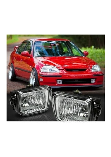 Honda Ies Civic 1996-1998 Model Makyajsız Kasa Kare Sis Takımı modelleri