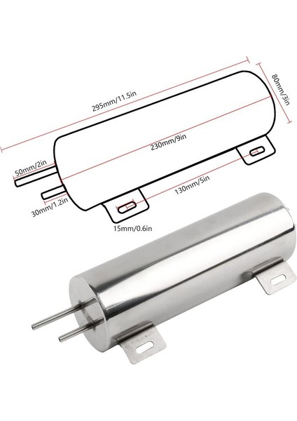 3x9 Inç Radyatör Taşma Tankı Şişe Soğutma Suyu Taşma Tankı Evrensel Araba Malzemeleri (Yurt Dışından) modelleri