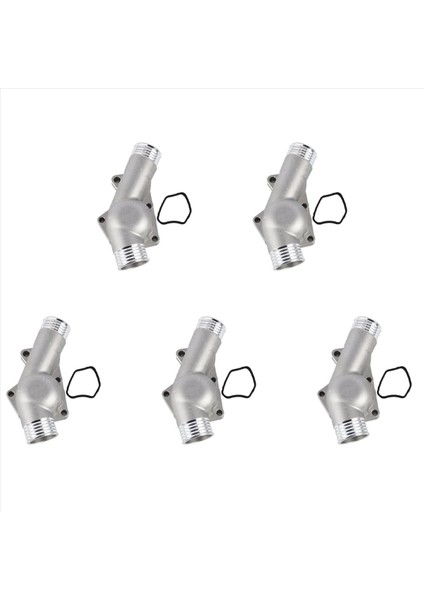 Bmw M3 Z3 E34 E36 11531722531 11531740437 Için Conta ile 5x Yükseltilmiş Alüminyum Termostat Muhafaza Kapağı (Yurt Dışından)