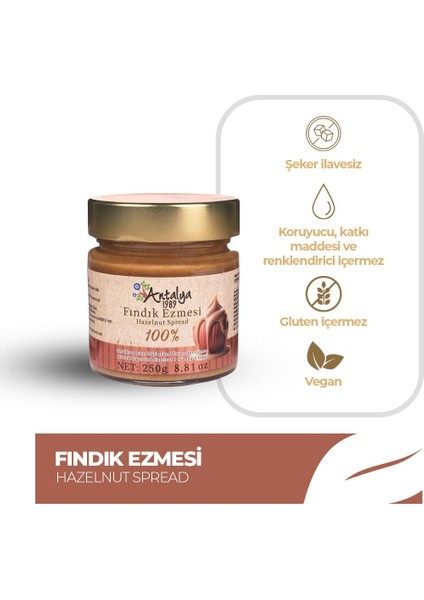250G Fındık Ezmesi | Gerçek ve Yoğun Tat