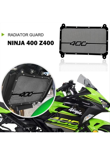 Kawasaki NINJA400 Z400 2017-2023 Aksesuarları Için Motosiklet Radyatör Izgara Koruma Kapağı Koruyucu (Yurt Dışından) modelleri